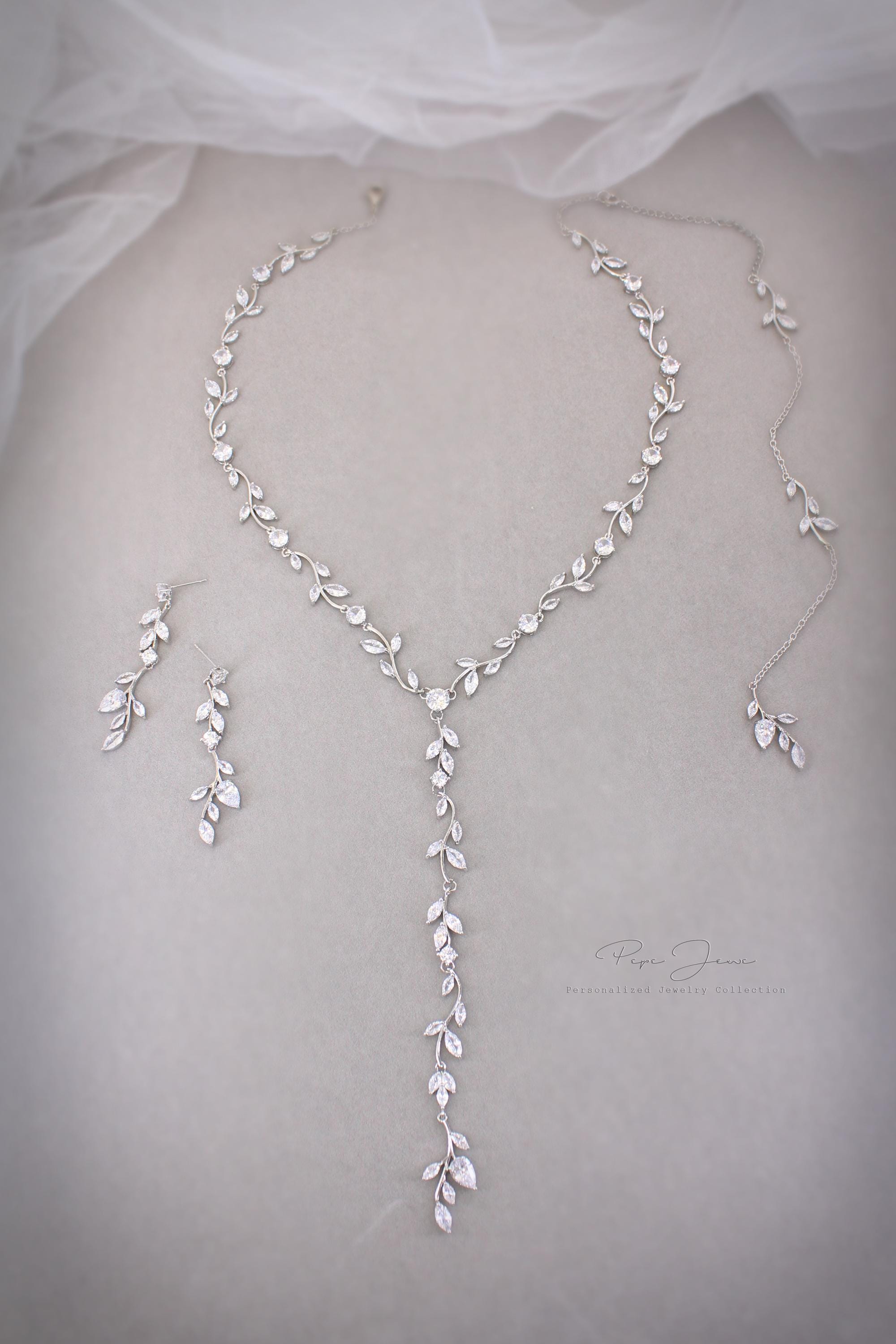 Deep V Necklace - Etsy