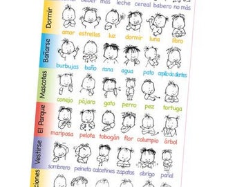 Baby Signs Quick Reference Guide:  Spanish Edition