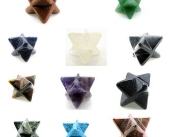 Kamienna figurka Merkaba, ręcznie rzeźbiony kamień szlachetny, zwierzę totemiczne, kolekcjonerskie (około 1 cala x 1 cala)