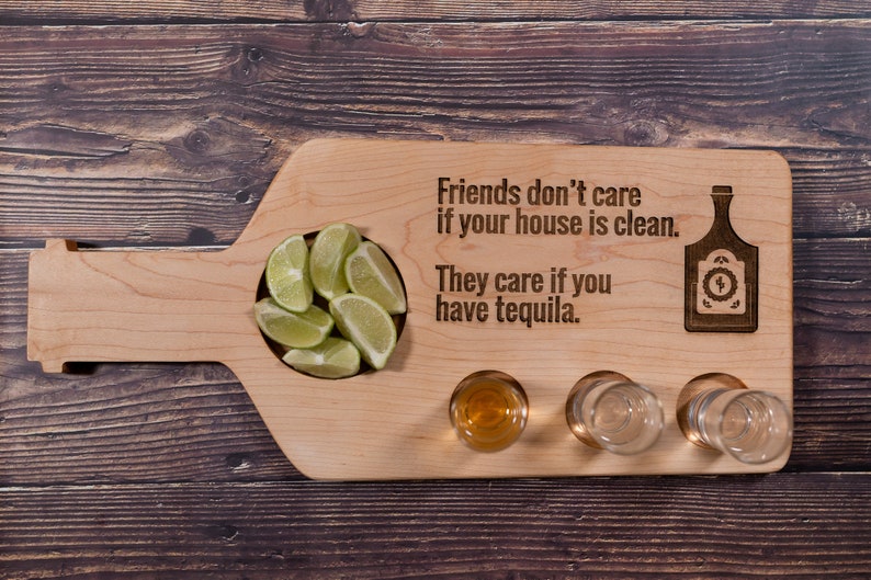 High Quality Tequila Serving Tray and Shot Board FREE Shipping Etsy