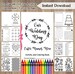 Wedding Coloring Book / Wedding Activity Book / Kids Wedding Activities / Wedding Coloring Pages / Wedding Decor / Printable, Editable Cover 