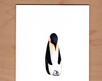 Papa Penguin Father's Day Card