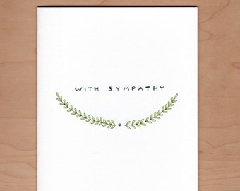 Sympathy Card, Condolence card