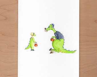 Funny Halloween card