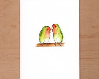 Love Bird Anniversary Card