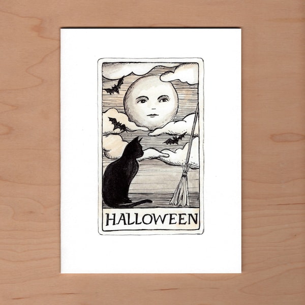 Illustrated Halloween Card