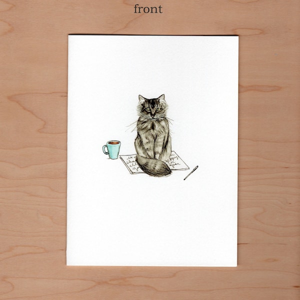 Funny Cat Birthday Card
