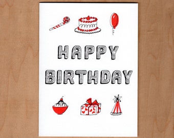 Retro Birthday Card