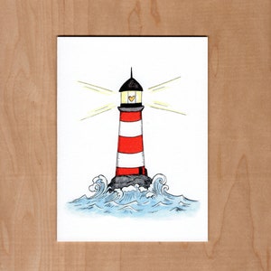 Nautical Valentine Card, Anniversary Card, Love Card