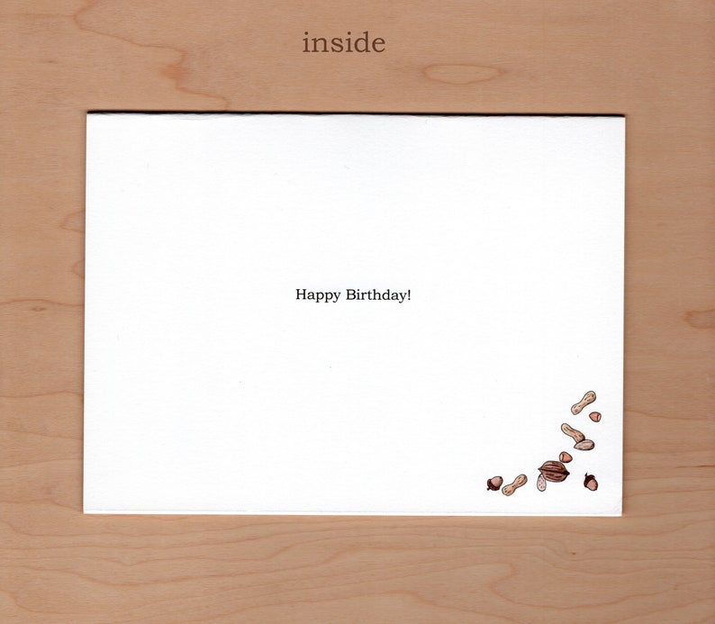 Squirrels play piñata birthday card, Funny Birthday card, Squirrel Birthday Card image 2