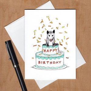 Carte d'anniversaire Opossum image 3