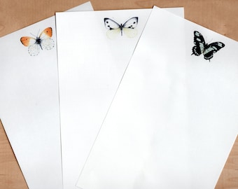 Butterfly Stationery Set, writing paper, letter writing set