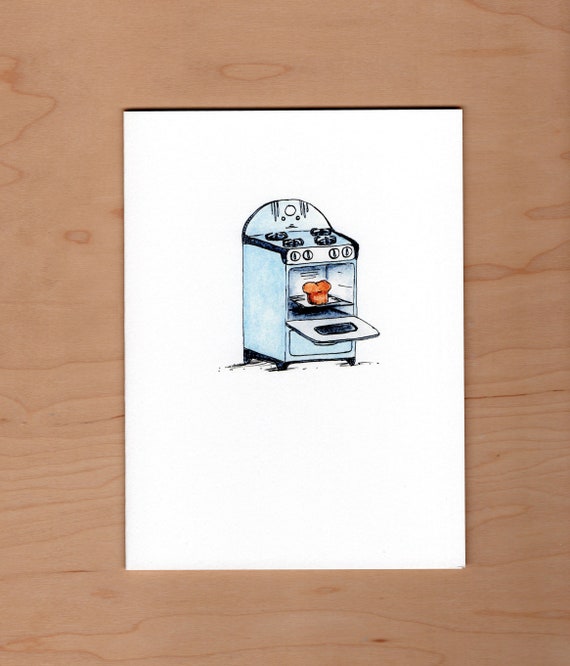 Funny Bun in the Oven Pregnancy Card: Congratulations