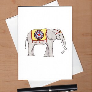 Carte de retraite d'éléphant de cirque, carte de retraite drôle image 3