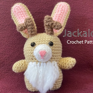 Cute Jackalope Cryptid Crochet Pattern