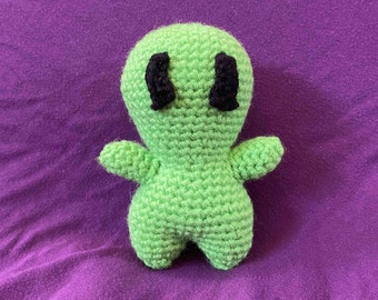 Cute Chibi Alien Plush Amigurumi Crochet Pattern