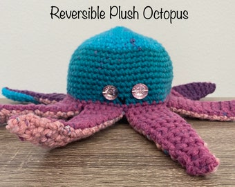 Realistic Reversible Octopus Crochet Amigurumi Pattern