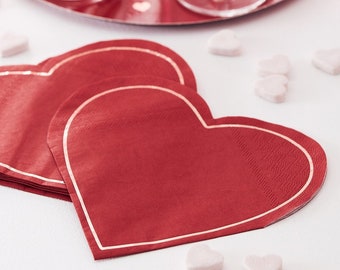 Have a Heart Valentine/'s Day Party Beverage Napkins