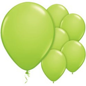 Lime Green 11&quot; Round Latex Balloons
