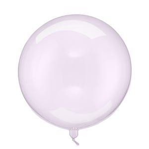 Clear Lilac 16&quot; Balloon - Transparent Bubble Balloon - Purple Sphere Balloon - Mermaid Party Balloons -Under The Sea Party Theme-Dive Into 5