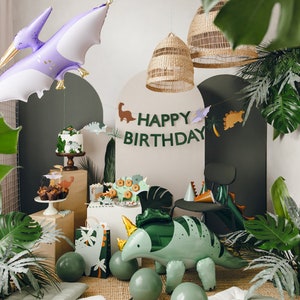 Sombreros de fiesta de dinosaurios Sombreros de fiesta de animales Suministros para fiestas de dinosaurios jurásicos para niños Lindos sombreros de cumpleaños de dinosaurios Fiesta temática de dinosaurios Paquete de 6 imagen 6
