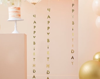 Rose Gold Door Decoration, Birthday Party Backdrop, Photo Booth Backdrop,  Birthday Photo Backdrop, Rose Gold Party Decorations 