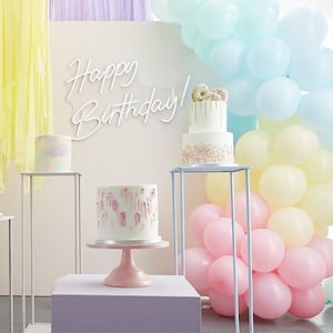 Kit de arco de balão pastel - Guirlanda de balão de arco-íris pastel misto - Guirlanda de balão de festa de despedida - Arco de balão de chá de bebê - Decorações de festa