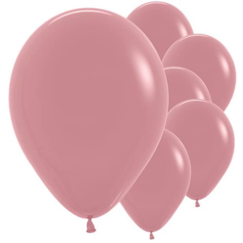 Rosewood 12 round latex balloons