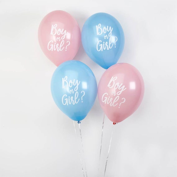 Giant Gender Reveal Balloon,Boy or Girl Balloon,Confetti Ballon