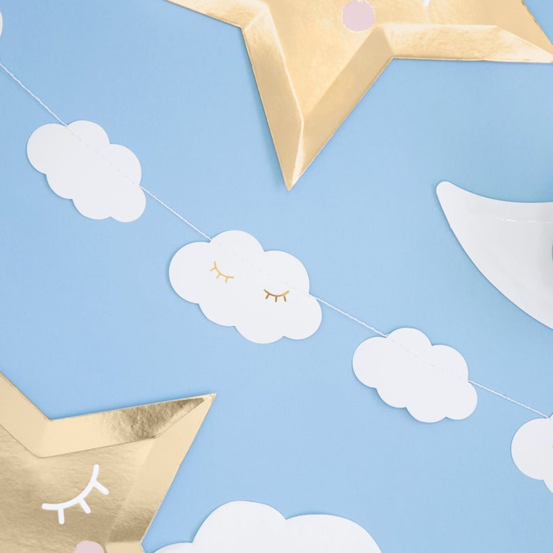 Clouds Decorations White Hanging Cloud Decorations Baby Etsy