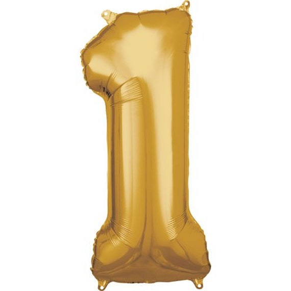 Large number 1 on sale balloon