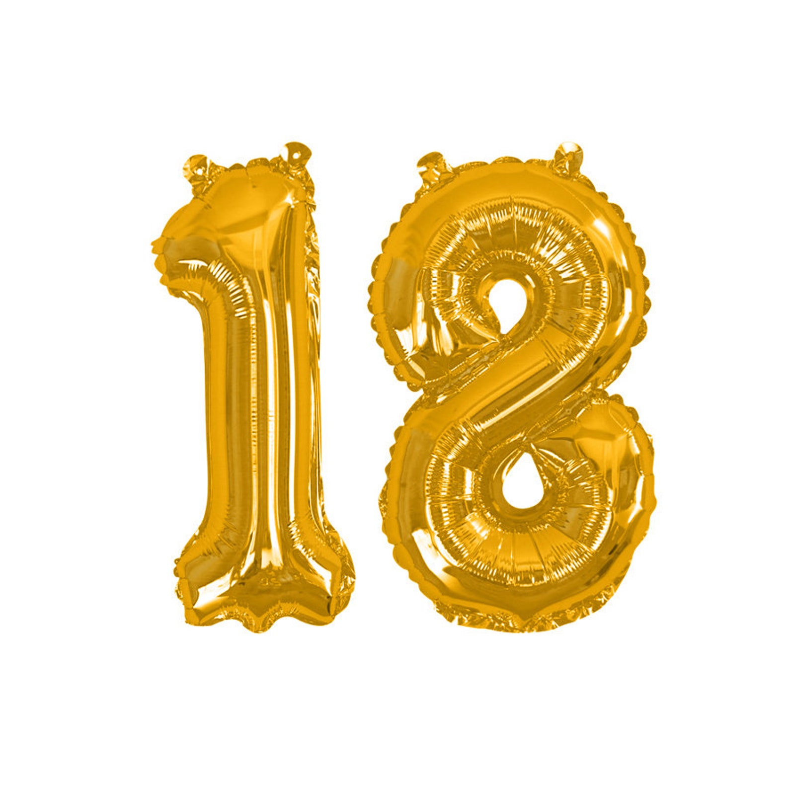 Gold Nummer 18 Ballon 16 Goldfolie 18 Ballon 18. Etsy