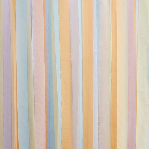Pastel Party Streamers Backdrop - Birthday Decorations - Photo Backdrop -  Streamer Garland - Birthday Party Decor - Hen Party Decorations
