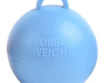 Blue Balloon Bubble Weight - Baby Blue Balloon Weight - 35g