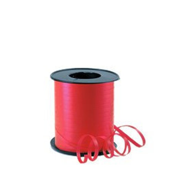 Red Ribbon Red Curling Balloon & Gift Wrap Ribbon Valentines