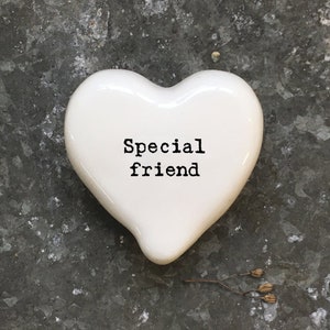 Special Friend Heart Pebble - Keepsake Token - Valentine&#39;s - Birthday Present - Gift For Friend-Friendship Gifts-Lockdown Gift-East Of India