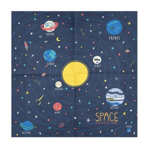 May include: A blue and white illustration of the solar system with the planets, sun, and stars. The text "SPACE ADVENTURE" is in the center of the image.