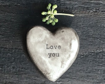 Valentines Heart Hug Tokens for Loved Ones in need of Keepsake Valentine Gift
