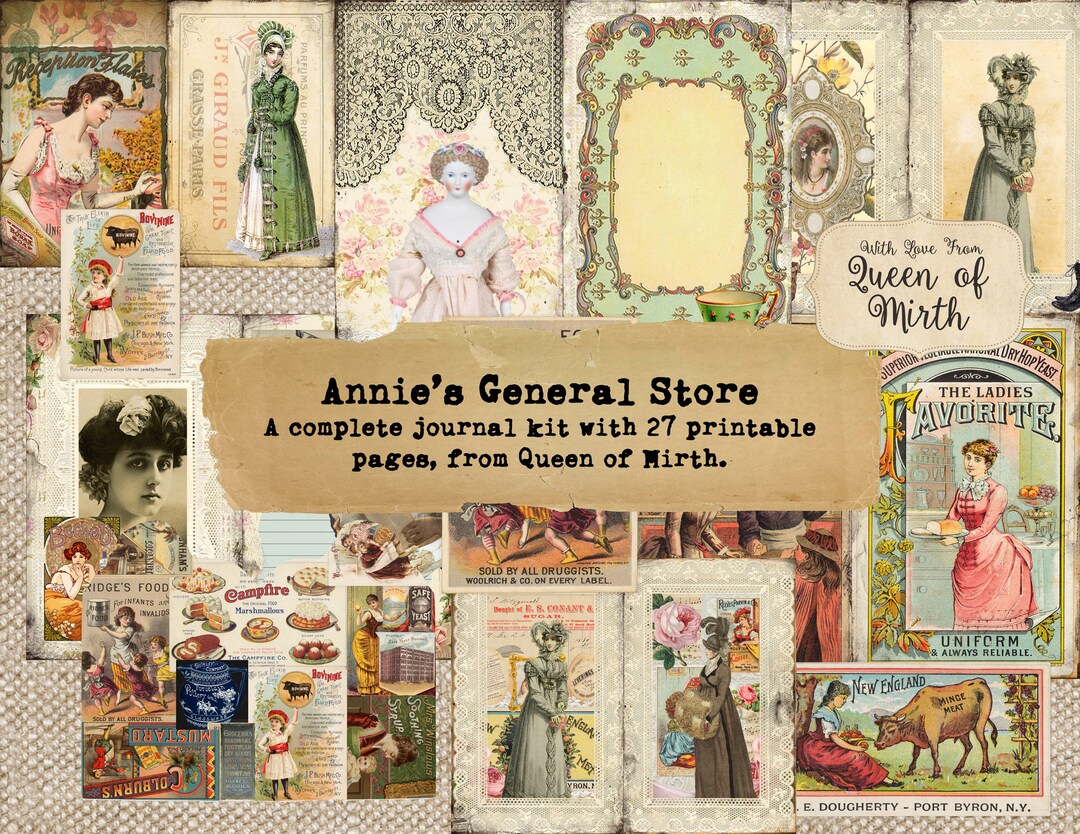 Annie's General Store Junk Journal Instant Download Victorian ...