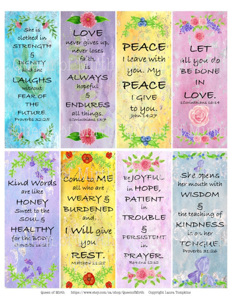 inspirational Scripture Bookmarks Tags Watercolor Bible Verses printable Christian electronic obtain collage sheet journaling non secular picture about Printable Christian Bookmarks identify inspirational Scripture Bookmarks Tags Watercolor Bible Verses printable Christian electronic obtain collage sheet journaling non secular