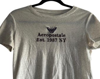 Vintage y2k butterfly Aeropostale Tee