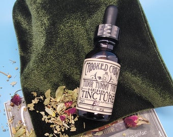 Tintura herbal Tudor Tummy Tonic para la digestión (vegana) - Gases, hinchazón y problemas estomacales