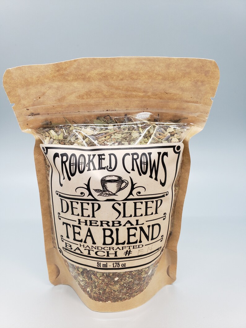 Deep Sleep Herbal Tea Insomnia Blend Vegan Tonic FREE SHIPPING Etsy