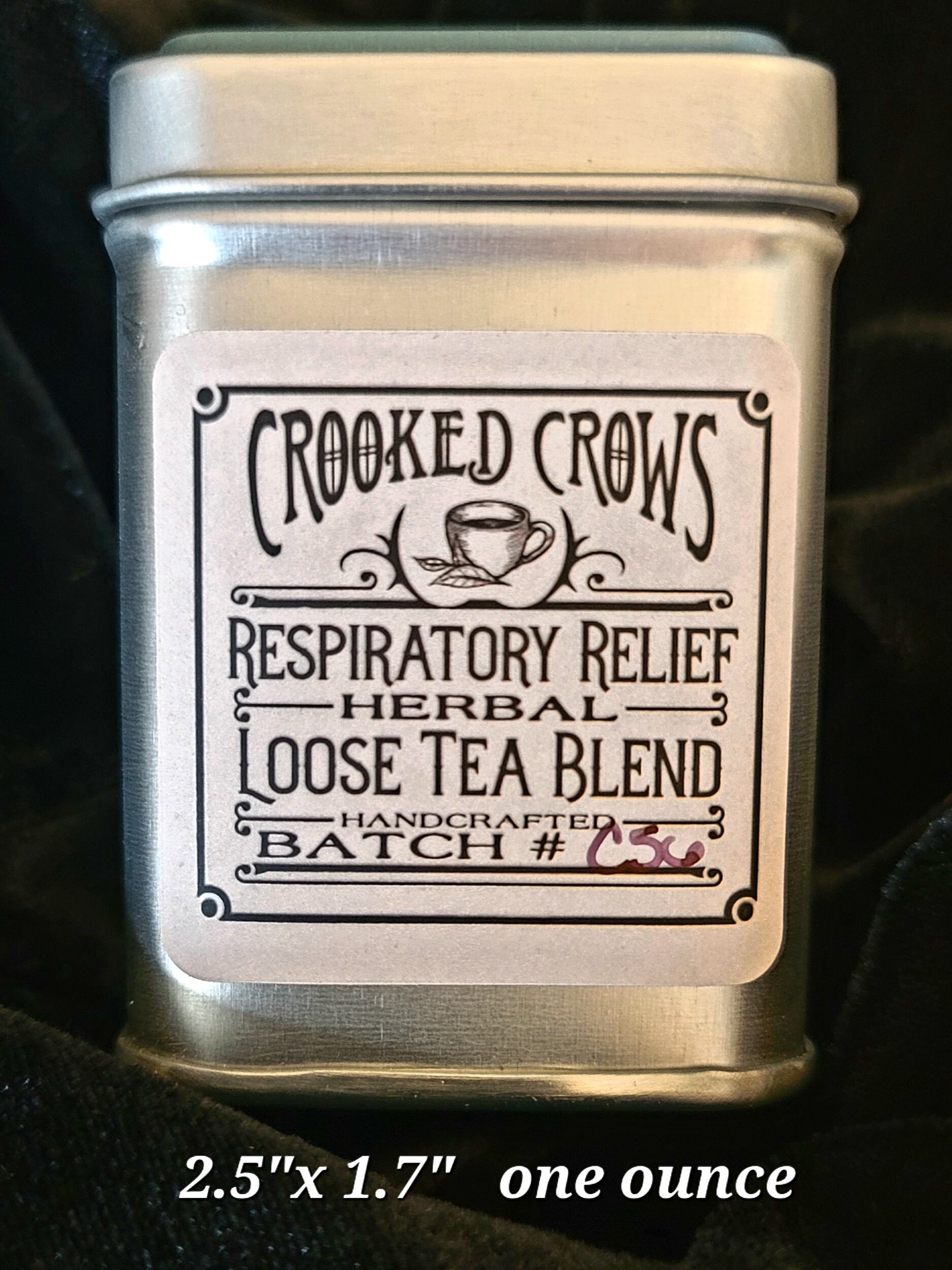 Respiratory Relief Tea Blend Herbal Breath Easy Organic Stuffy Head ...