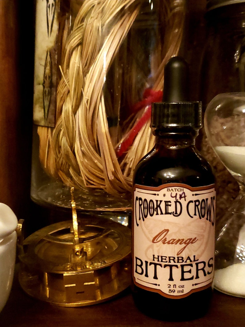 Orange Bitters Natural Herbal Digestive Vegan Wellness Tonic Etsy