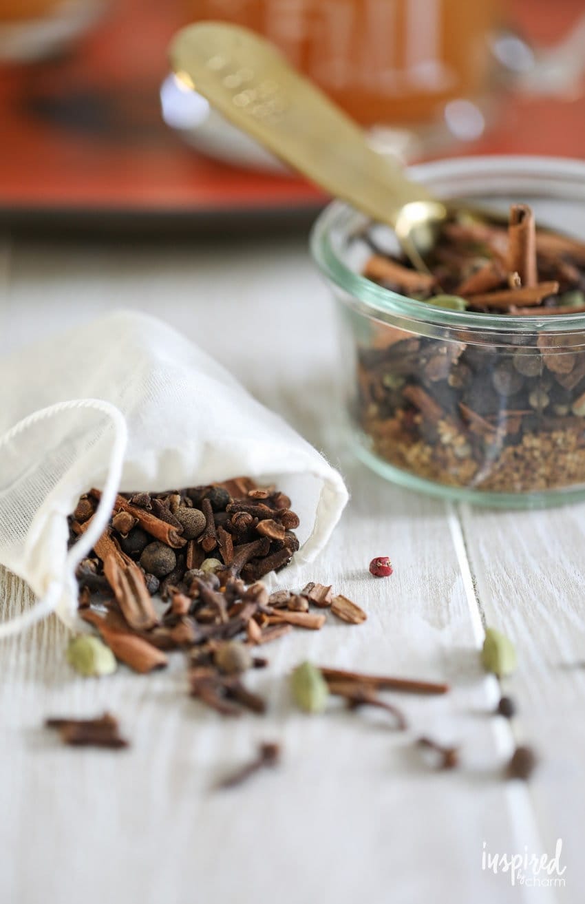 MULLING SPICES gifted in VELVET Bag Seasonings Mix Vegan Etsy