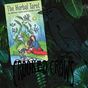 The Herbal Tarot Frete grátis presente embrulhado em bolsa de veludo encantada Fortune