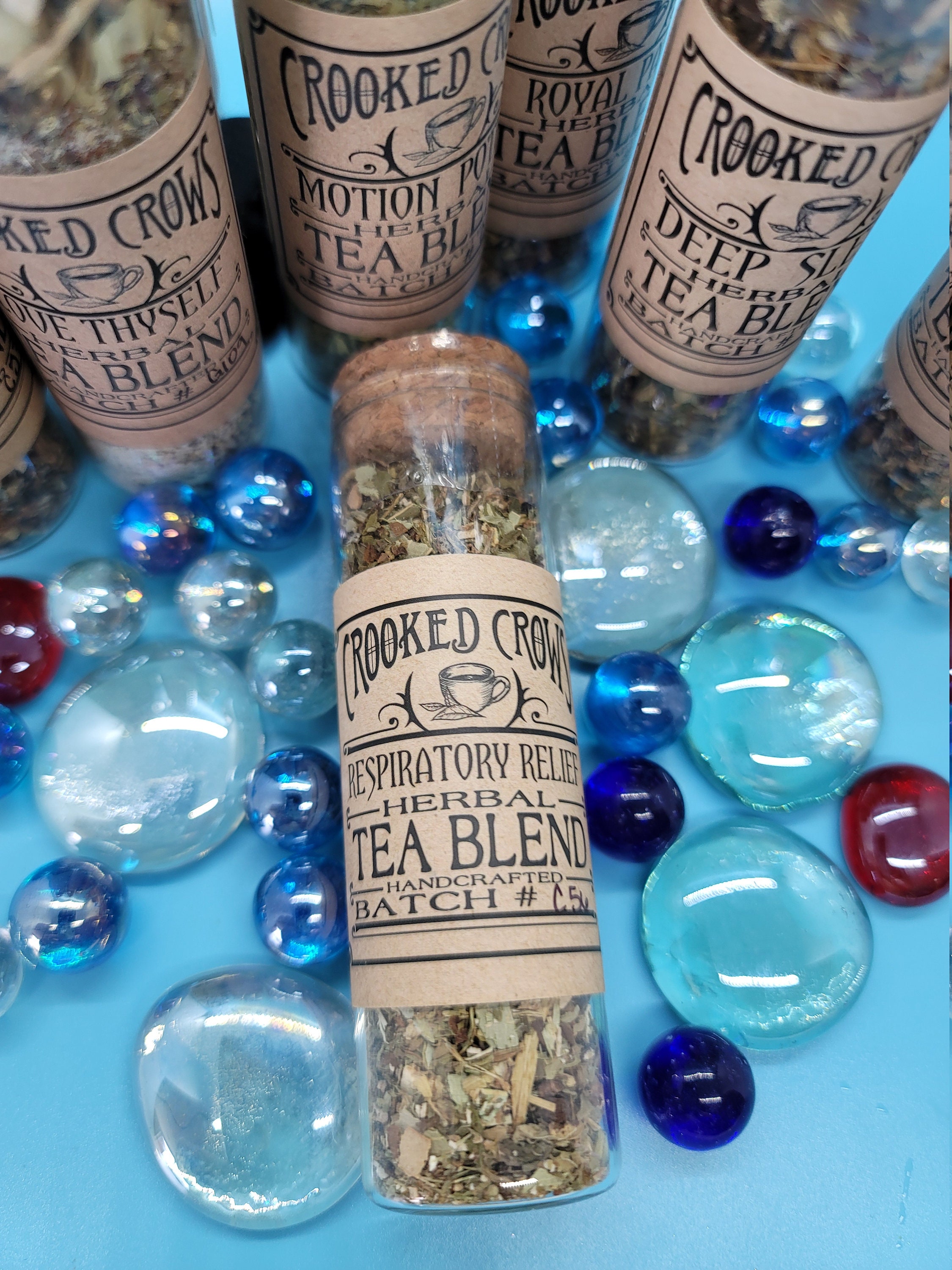 Respiratory Relief Tea Blend Herbal Breath Easy Organic Stuffy Head ...
