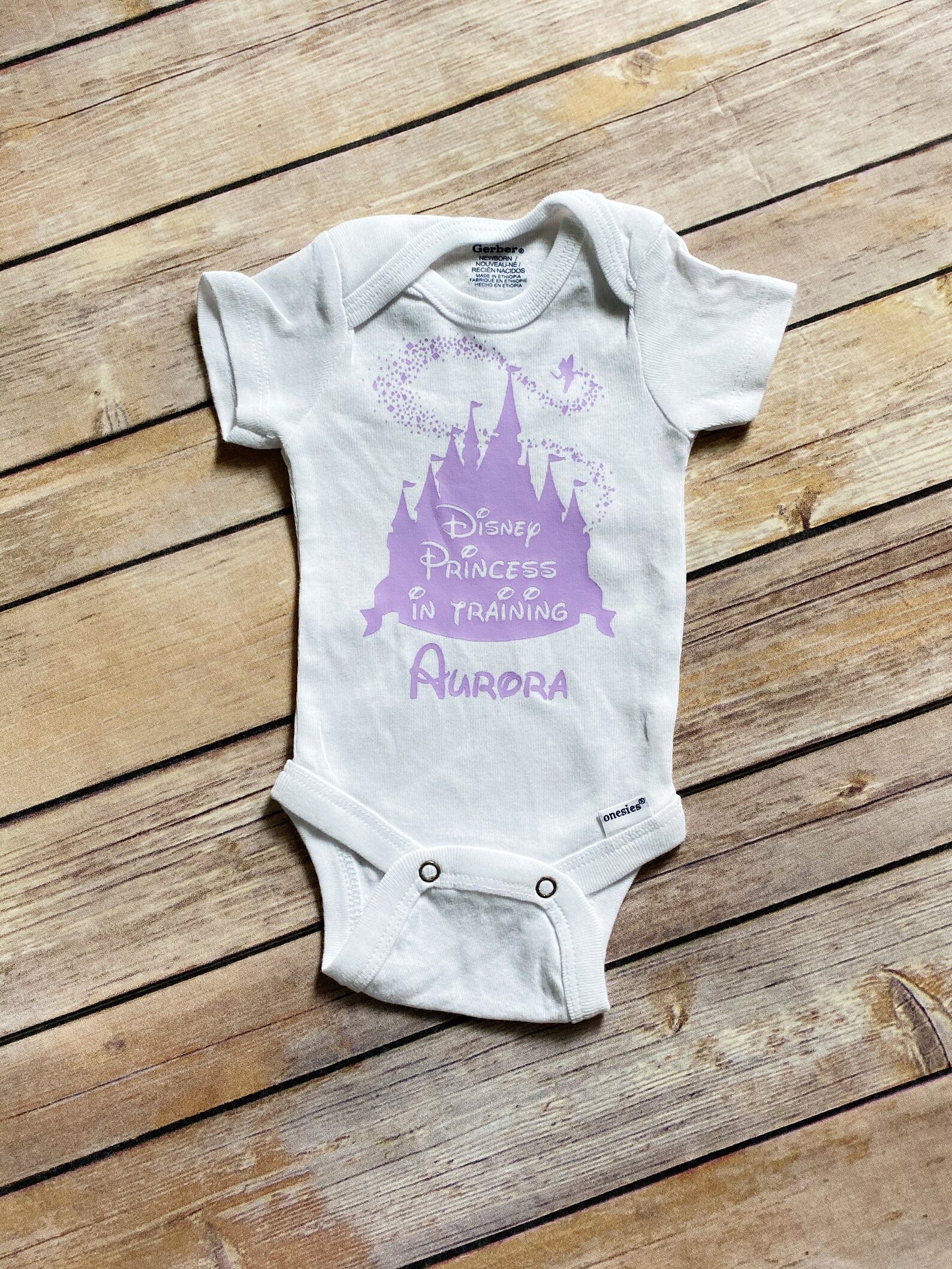 Disney Princess in Training Baby Onesie Etsy