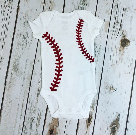baseball onesie boy